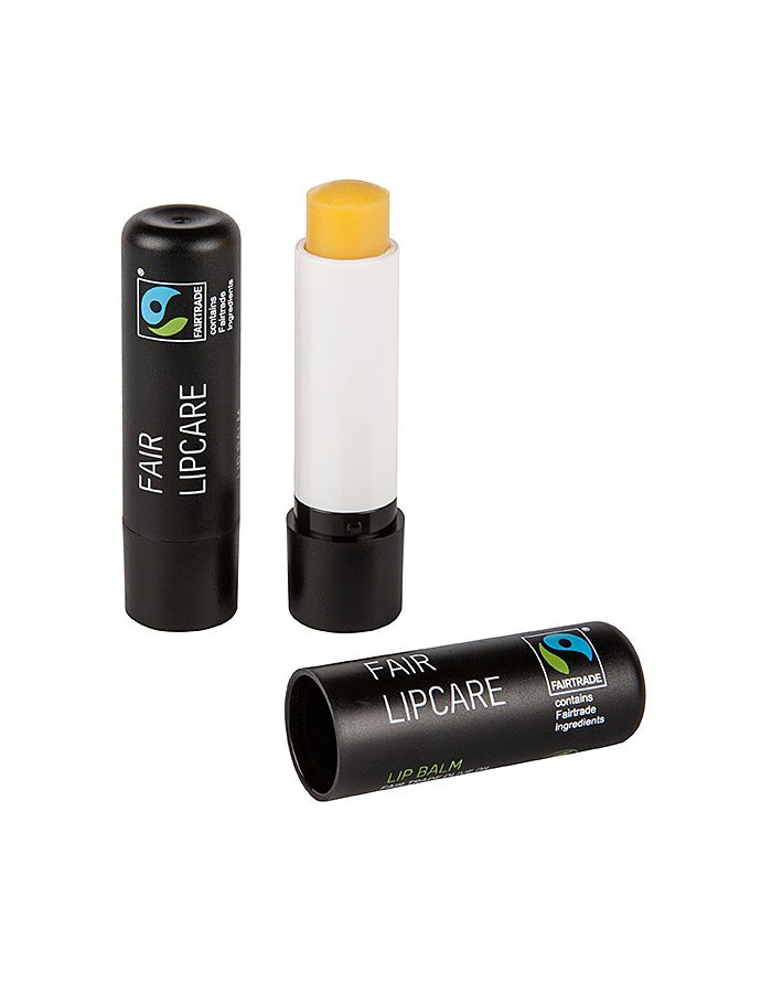 Lippenstift recycletes Plastik mit Logo als Werbeartikel