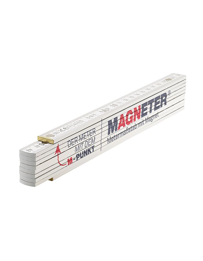 Magnet Zollstock mit Logo als Werbeartikel